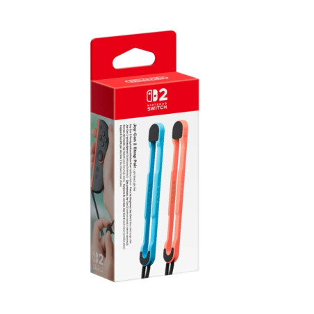 Pair of Blackfire Joy-Con 2 Straps – Light Blue/Light Red, Switch 2