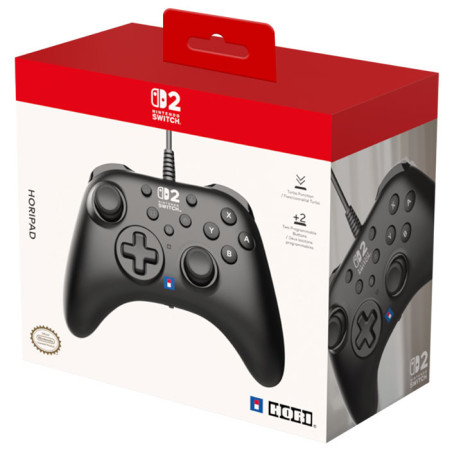 Wired Controller Blackfire HORI Horipad Turbo – Nintendo Switch 2, Black