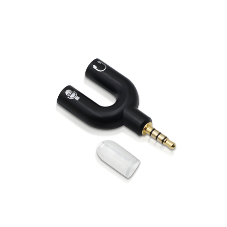 Adaptateur Audio Double Jack pour Écouteur / Casque / Micro avec Prise Fiche mâle 3,5 mm | Smarty Paris