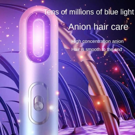 Sèche-cheveux Aurora – 3-en-1, air chaud/froid, lumière bleue