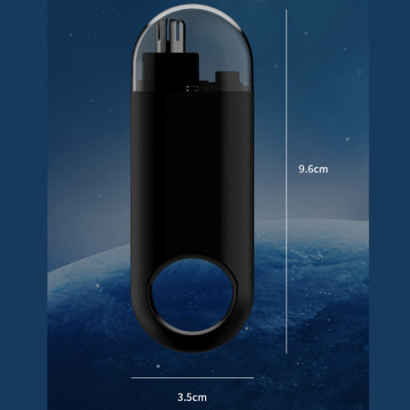 Tondeuse pour poils de nez ECO – Noir