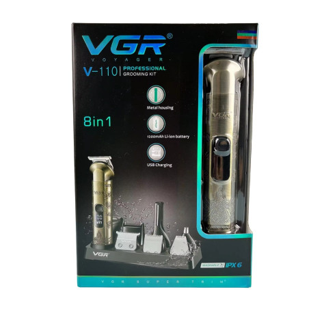 Tondeuse à cheveux VGR V-110 – 8-en-1