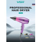 Sèche-cheveux pliable VGR V461 – 2000/2400 W double tension violet