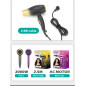 Sèche-cheveux pliable VGR V461 – 2000/2400 W double tension or Sèche-cheveux pliable VGR V461 – 2000/2400 W double tension or