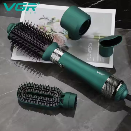 Brosse chauffante 4-en-1 VGR V493 – 1000 W Vert
