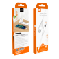 USB to USB-C Cable WUW X196 – 2.4A, 1 m, White USB to USB-C Cable WUW X196 – 2.4A, 1 m, White