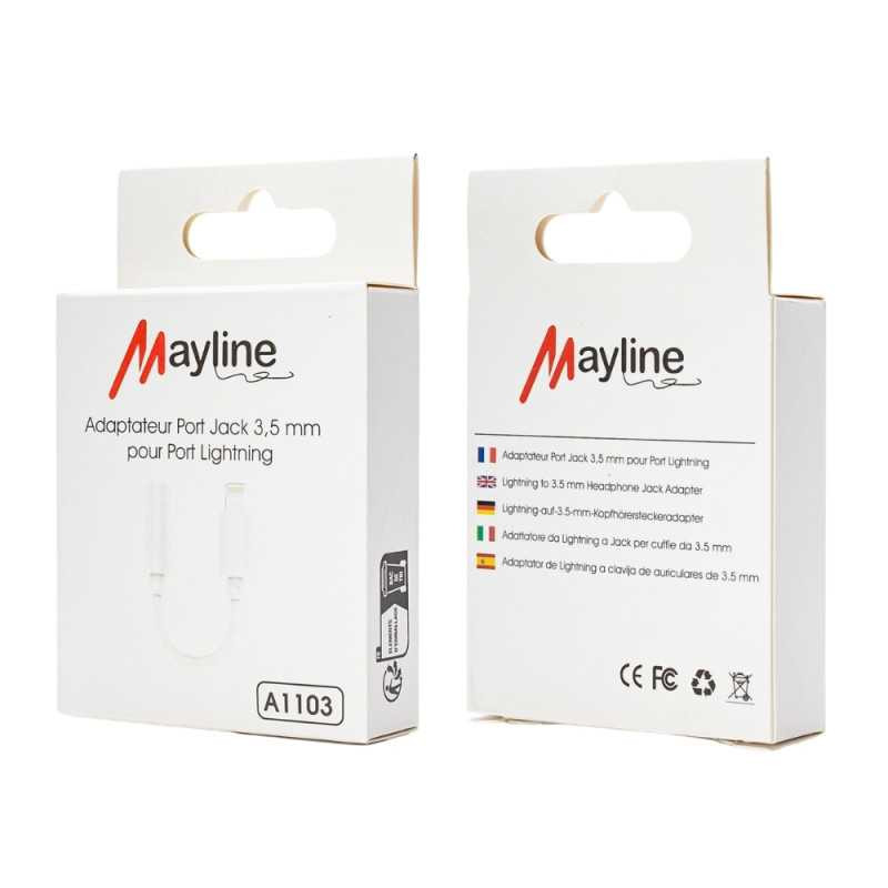 Adaptateur Lightning / Jack 3,5 mm (Mayline) — Mayline · Smarty Paris 18e