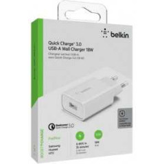 Adaptateur Secteur USB BELKIN Boost Charge 18W - Audio Réf. A1177 | Sma