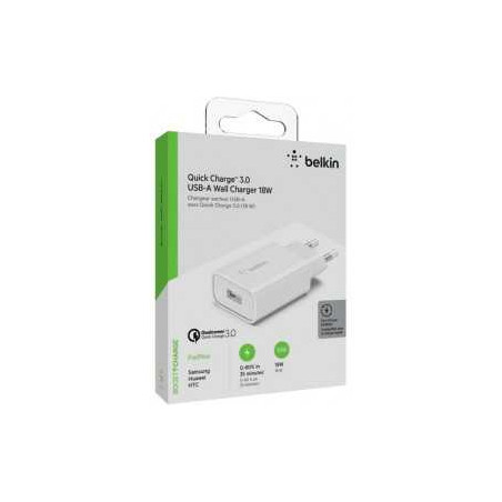 Adaptateur Secteur USB BELKIN Boost Charge 18W - Audio Réf. A1177 | Sma