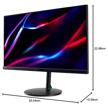 Acer Gaming Monitor Nitro KG282KKV – 28" UHD 144Hz 1ms Black · Refurbished
