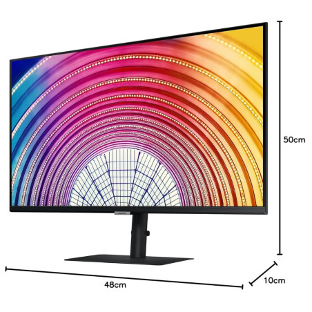 Samsung Écran PC S32A600NWU LS32A600NWUXEN – 32 pouces QHD 75 Hz Noir · Reconditionné
