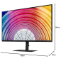 Samsung Écran PC S32A600NWU LS32A600NWUXEN – 32 pouces QHD 75 Hz Noir · Reconditionné Samsung Écran PC S32A600NWU LS32A600NWUXEN – 32 pouces QHD 75 Hz Noir · Reconditionné