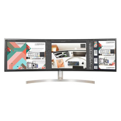 LG Écran incurvé 49WL95C-WE – 49 pouces Dual QHD HDR10 Blanc · Reconditionné