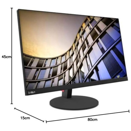 Lenovo Écran PC ThinkVision T27p-10 61DAMAT1EU – 27 pouces UHD IPS Noir · Reconditionné