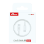 Cable FASR FS-T429 USB-C / USB-C – 60W, 1m, White