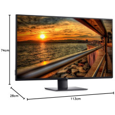 Dell Écran PC UltraSharp U4320Q – 43 pouces UHD IPS Noir · Reconditionné
