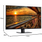Dell Écran PC UltraSharp U4320Q – 43 pouces UHD IPS Noir · Reconditionné