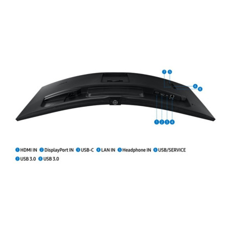 Samsung Écran PC incurvé ViewFinity SA650 – 34 pouces UWQHD 100 Hz Noir · Reconditionné