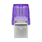 Clé USB Kingston DataTraveler microDuo 3C – 256 Go USB-A + USB-C Violet Clé USB Kingston DataTraveler microDuo 3C – 256 Go USB-A + USB-C Violet