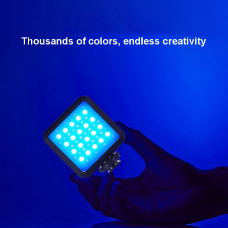 Tri-Color LED Fill Light WL62 with Clip – 5W 1200mAh