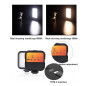 Tri-Color LED Fill Light WL62 with Clip – 5W 1200mAh Tri-Color LED Fill Light WL62 with Clip – 5W 1200mAh