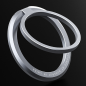 Phone ring holder Techmade – Silver Phone ring holder Techmade – Silver