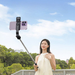 Smartphone selfie stand ECO R1L – 1.7m Black