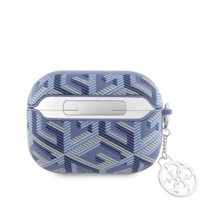 Coque de protection GUESS pour AirPods 2 GUAP2HGCFSEB – Cube Classic Bleu