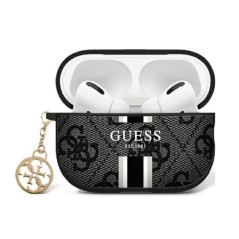 Coque GUESS AirPods 3 PU Charm noir | Smarty