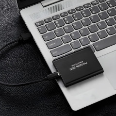 128GB USB-C External Hard Drive Black | Smarty
