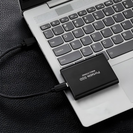 External Hard Drive ECO – 128GB USB/USB-C Black
