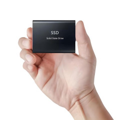 128GB USB-C External Hard Drive Black | Smarty