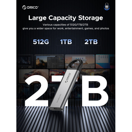 2-in-1 External Drive ORICO C10 – 2TB