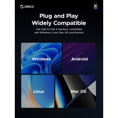 Disque externe ORICO C10 2 To | Smarty