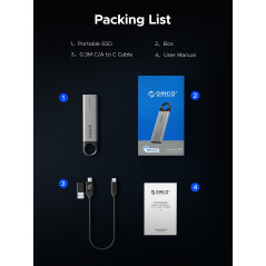 Disque externe ORICO C10 2 To | Smarty