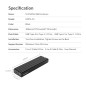 Boîtier externe ORICO M2PV-C3 – M.2 SSD USB-C