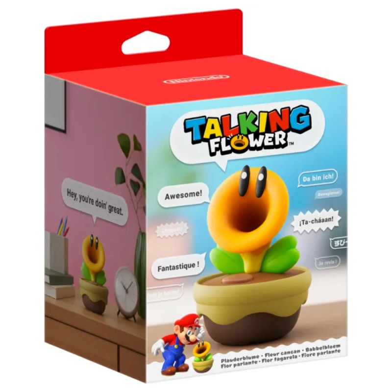 Nintendo Objet interactif Super Mario Bros. Wonder – Fleur Cancan Nintendo Objet interactif Super Mario Bros. Wonder – Fleur Cancan