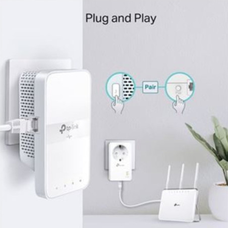 Powerline Wi‑Fi Kit TP-Link TL-WPA7617 KIT – AV1000 AC1200 White