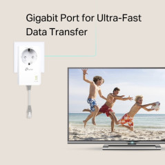 Adaptateur CPL TP-Link TL-PA7017P – AV1000 Blanc