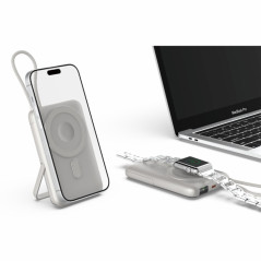 Batterie externe Devia S28 10 000 mAh argent