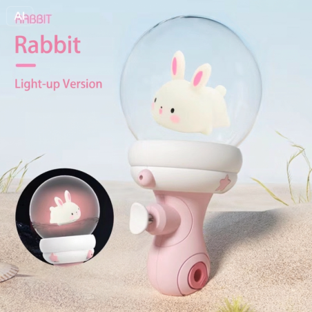 Pistolet à eau avec lumière – Petit lapin blanc