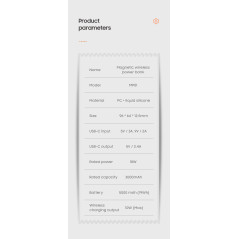 Benks MagSafe magnetic power bank 5000mAh | Smarty