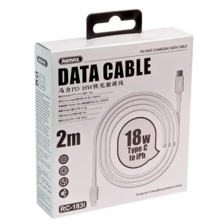 USB-C to Lightning Cable REMAX Marlik Series RC-183i – 2 m White