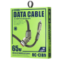Câble 4-en-1 USB/Type-C vers Lightning/Type-C Tressé de Charge Rapide 65W REMAX RC-C189 - 1M - Noir Câble 4-en-1 USB/Type-C vers Lightning/Type-C Tressé de Charge Rapide 65W REMAX RC-C189 - 1M - Noir