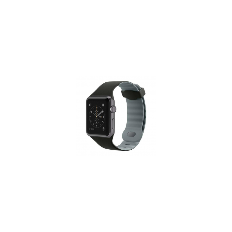 Bracelet Apple Watch 38/40/41mm Belkin Sport Band - Noir/Gris