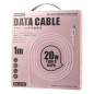 USB-C to Lightning Cable Remax RC-175i – 20W 1m Pink