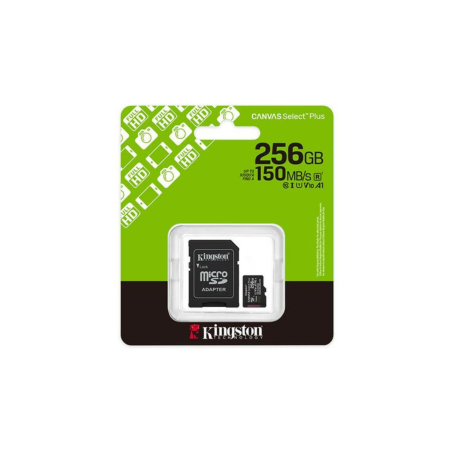 Carte mémoire microSD 256 Go Kingston Canvas Select Plus - SDCS3/256GB