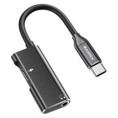 XSSIVE 2-in-1 Type-C 3.5mm Audio Adapter