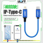 Câble intégré Sunshine ISOFT IS-003B – Lightning vers Micro USB