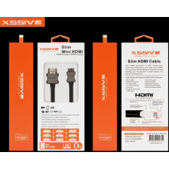4K Mini HDMI Cable 3m XSSIVE XSS-MiniHDMI3M